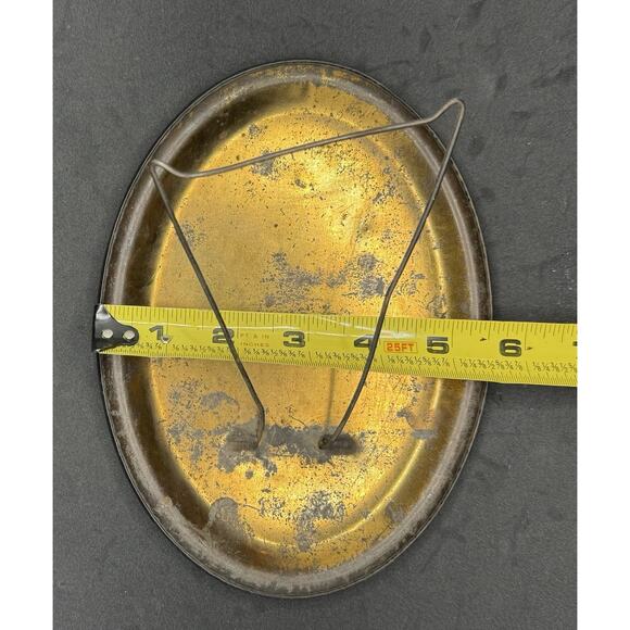 Vintage Photo On Metal Handsome African American Male- Damage - App 7 1/4” Tal - Picture 6 of 6